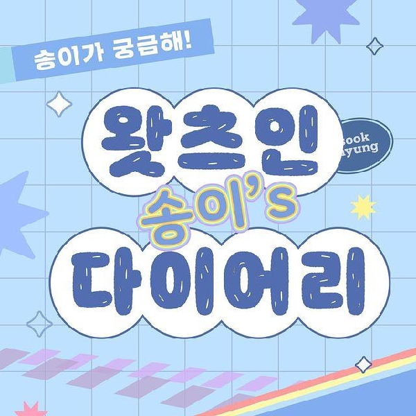 What's in 송이's diary